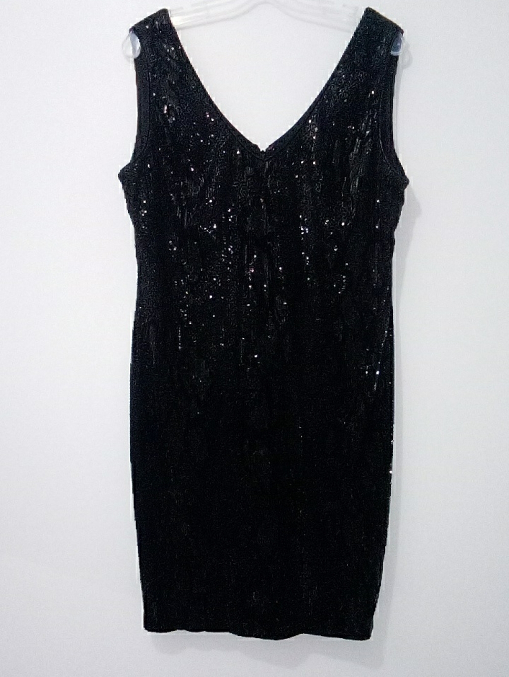 Joseph Ribkoff Black Velvet Sequin Snake Print Cocktail Dress